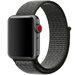 Curea iUni compatibila cu Apple Watch 1/2/3/4/5/6/7, 44mm, Nylon Sport, Woven Strap, Midnight Gray