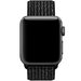 Curea iUni compatibila cu Apple Watch 1/2/3/4/5/6/7, 44mm, Nylon Sport, Woven Strap, Midnight Gray